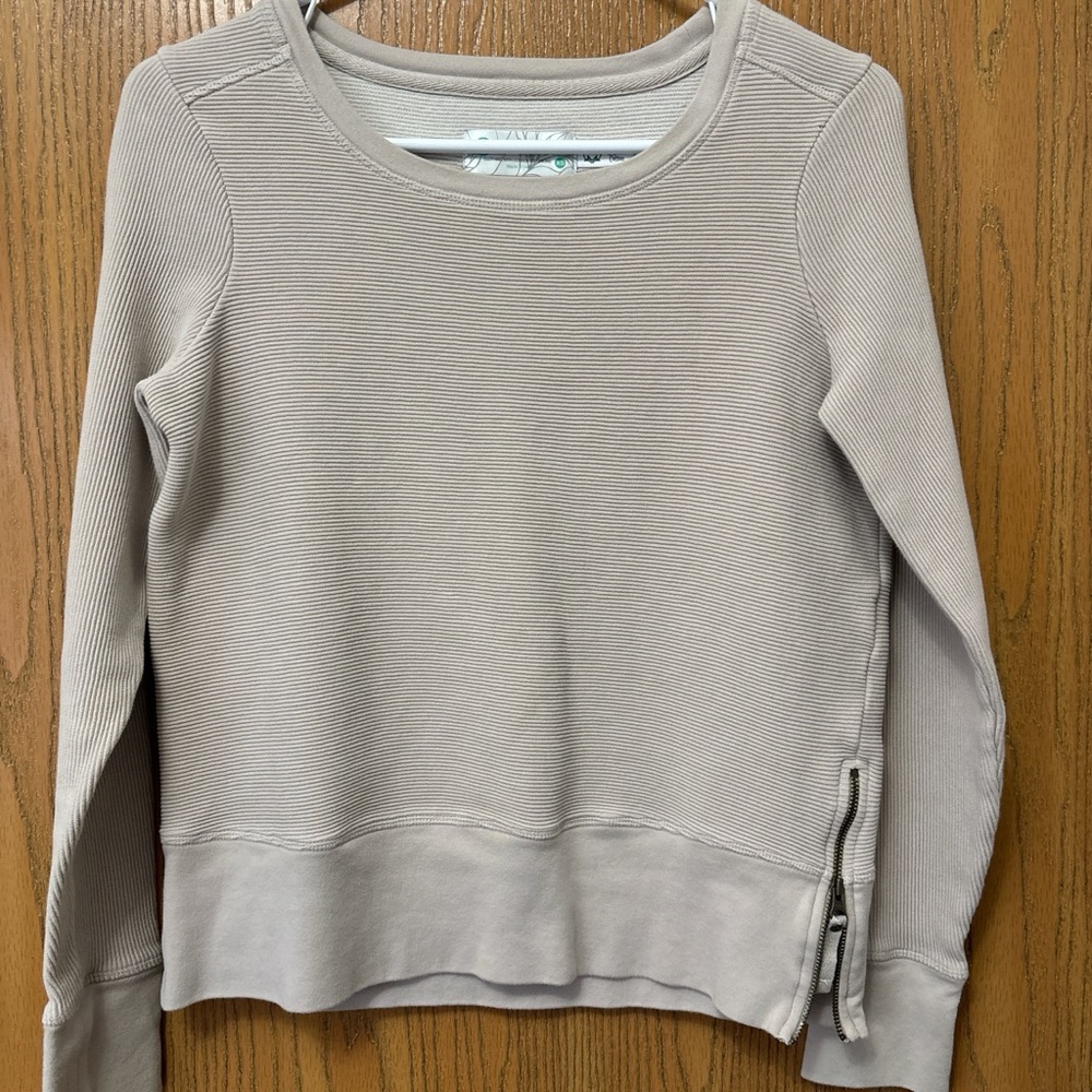 Aventura Tan Ribbed Top